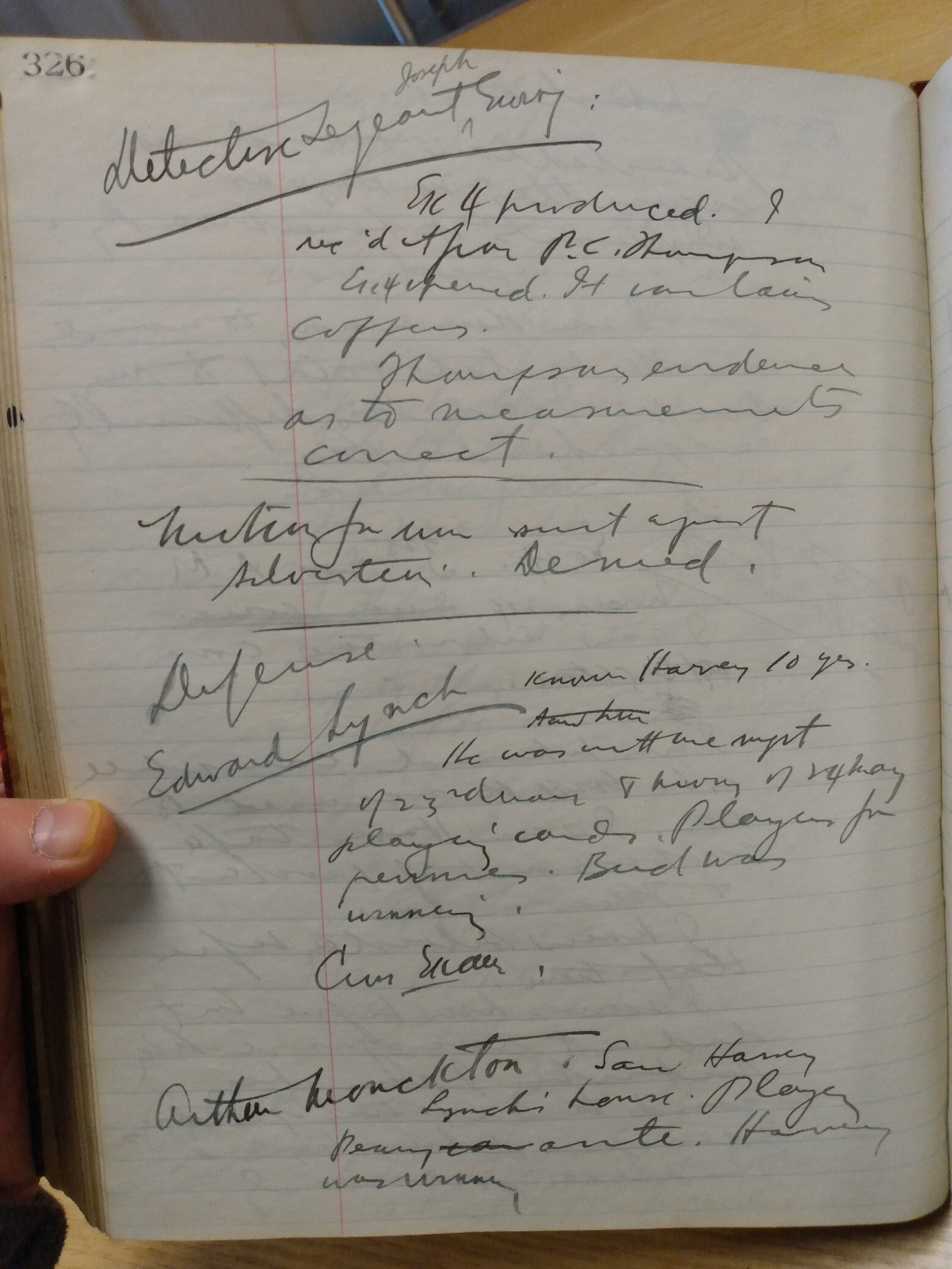 Page 10 of Judge Denton's bench book notes