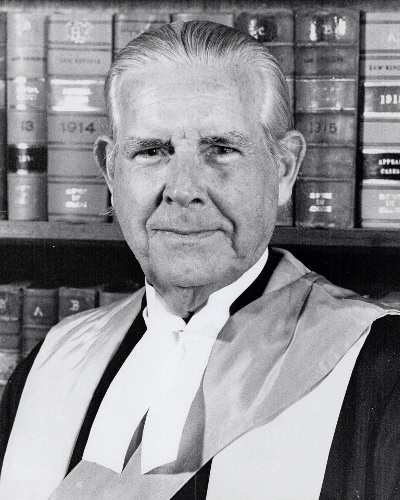 Judge Frank Denton on retirement in 1971 (Source: Toronto Public Library)
