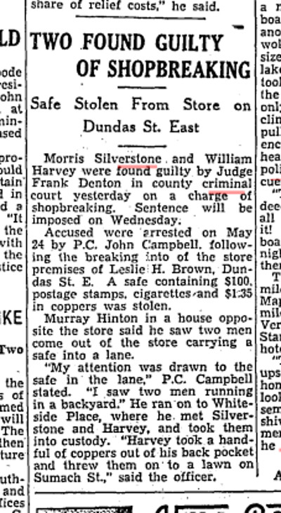Toronto Star report on the trial (Source: ProQuest Historical Newspapers)