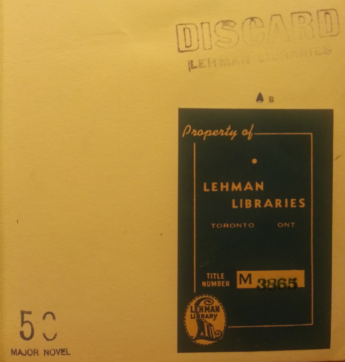 Lehman Libraries label
