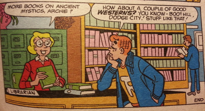 Archie and the librarian