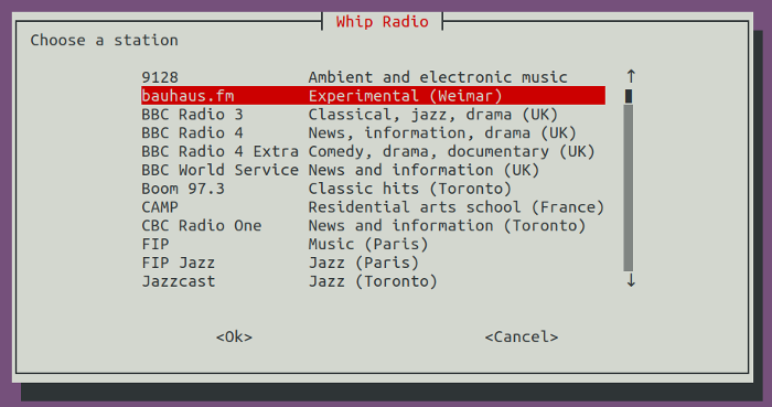 Whip Radio screenshot